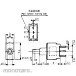 NIDEK Components (formerly Nidec Copal Electronics/Fujisoku) Miniature push button switch