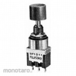 NIDEK Components (formerly Nidec Copal Electronics/Fujisoku) Waterproof push button switch, black, 10Φ