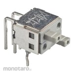 NKK Switches (formerly Nippon Kaikei) LB/Rectangular illuminated button for incandescent bulbs, green
