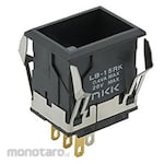 NKK Switches (formerly Nippon Kaikei) Rectangular illuminated push button switch (LB series)