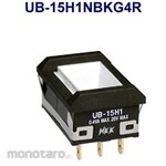 NKK Switches (formerly Nippon Kaikei) Rectangular illuminated push button switch (UB series)