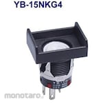 NKK Switches (formerly Nippon Kaikei) Rectangular illuminated push button switch (YB series)