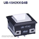 NKK Switches (formerly Nippon Kaikei) Square illuminated push button switch (UB series)
