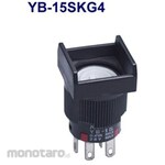 NKK Switches (formerly Nippon Kaikei) Square illuminated push button switch (YB series)
