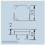 Nidek Components (formerly Nidec Copal Electronics) Push button switch mounting frame