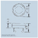 Nidek Components (formerly Nidec Copal Electronics) Push button switch mounting frame