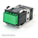 OMRON Illuminated pushbutton switch (rectangular) (LED) (square body) A3S