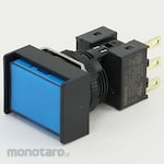 OMRON Pushbutton Switch (Rectangular) (LED) (Round Body Diameter 16) A16