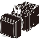 OMRON Pushbutton Switch (Square) (With LED Illumination Decompression Unit) (Round Barrel ɸ22/25) A22L