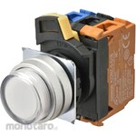 OMRON Pushbutton Switch A22NLP Green Metal Round (Protruding)