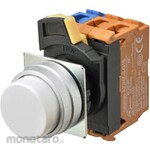 OMRON Pushbutton Switches A22NN Red Metal Round (Protruding)