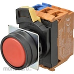 OMRON Pushbutton Switches A22NN Yellow Resin Round (Flat)