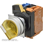 OMRON Selector Switch A22NW White Metal AC200/220/230/240V