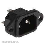 RS PRO C14 Panel Mount IEC Connector Male
