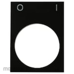 RS PRO Legend Plate for Use with PTEC Push Button