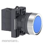 Schneider Electric Round Blue Push-Button