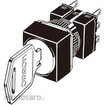 OMRON Key Selector Switch Square - Round Body Ø16 A165K (Saklar Kunci)