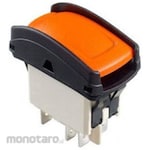 APEM Rocker Switch Single Pole Double Throw SPDT Illumination: None Cutout Width: 21.08mm