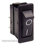 BULGIN Rocker Switch Double Pole Single Throw DPST Illumination: None Cutout Width: 22.3mm 1000 Pieces per Box