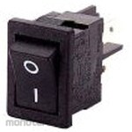 BULGIN Rocker Switch Single Pole Single Throw SPST Illumination: None Cutout Width: 12.9mm 1000 Pieces per Box