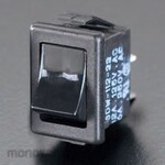 ESCO 125V / 12A rocker switch (black)