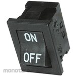 NIDEK Components (formerly Nidec Copal Electronics/Fujisoku) Rocker switch Nidec Copal Electronics (Fujisoku) Black