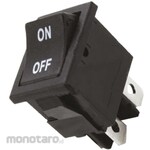 NIDEK Components (formerly Nidec Copal Electronics/Fujisoku) Rocker switch Nidec Copal Electronics (Fujisoku) Black