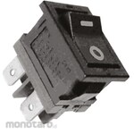 NIDEK Components (formerly Nidec Copal Electronics/Fujisoku) Rocker switch Nidec Copal Electronics (Fujisoku) Black