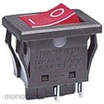 NKK Switches (formerly Nippon Kaikei) Red Rocker Switch