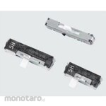 NIDEK Components (formerly Nidec Copal Electronics/Fujisoku) Compact Slide Switch, 1-Circuit, 2-Contact, Side Setting, Packaging Magazine, Through Hole