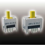NIDEK Components (formerly Nidec Copal Electronics/Fujisoku) High Frequency Compatible Slide Switch, 2 Circuits, 2 Contacts, Top Setting, 10mm, Packaging Tray