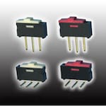 NIDEK Components (formerly Nidec Copal Electronics/Fujisoku) Jumper Switch, 1 Circuit, 2 Contacts, PC Terminal, White