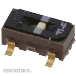 NIDEK Components (formerly Nidec Copal Electronics/Fujisoku) Nidec Copal Electronic Slide Switch 1 circuit 2 contacts 100 mA @ 6 V dc