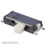 NIDEK Components (formerly Nidec Copal Electronics/Fujisoku) Nidec Copal Electronic Slide Switch 1 circuit 2 contacts 300 mA @ 4 V dc