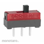 NKK Switches (formerly Nippon Kaikei) NKK Switches Slide Switch 1 Circuit 2 Contacts 100 mA @ 30 V dc