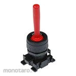 Metalwork Red Handler with Horizontally Pivoted Lever