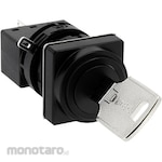 IDEC Φ22 HW series keyed selector switch (rounded shape)