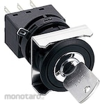IDEC Φ25 Flash Silhouette Switch LW Series Selector Switch with Key (Round) 45 ° 3 Notch