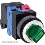 IDEC Φ25 TWS series Illuminated selector switch (LED) 45 ° 3 notch 1a-1b