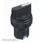 IDEC HW Series 3 Position Selector Switch Head Standard Handle (Black) (Saklar Putar)