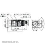 Maruyasu Dengyo 22Φ Illuminated selector 3 notches