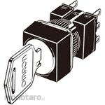OMRON Key Type Selector Switch (Separate Type) (Round Body Type ɸ16) A165K