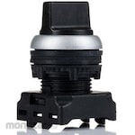 RS PRO RS PRO Selector Switch Head, 3 Notches, Black