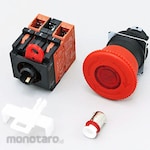 OMRON Pushbutton Switch for Emergency Stop (Diameter 22/Diameter 25) (Illumination) A22E
