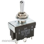 NIDEK Components (formerly Nidec Copal Electronics/Fujisoku) Fujisoku toggle switch DPDT On-Off-On