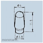 Nidek Components (formerly Nidec Copal Electronics) toggle switch cap