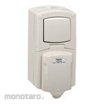 Schneider Electric Kavacha AS Surface Mount Single Pole Switched Socket