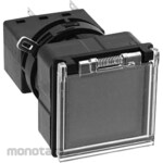 IDEC Flash Silhouette LW Series Illuminated Push Button Switch Square