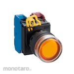 IDEC Illuminated Push Button Flush Full Voltage 22mm