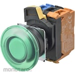 OMRON Pushbutton Switch A22NLP Blue Resin Mushroom